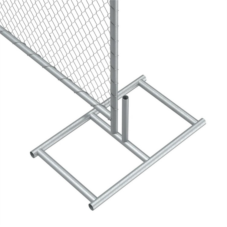 Removable Temporary Galvanized Crowd Control Barrier  USA Chain link fence panels