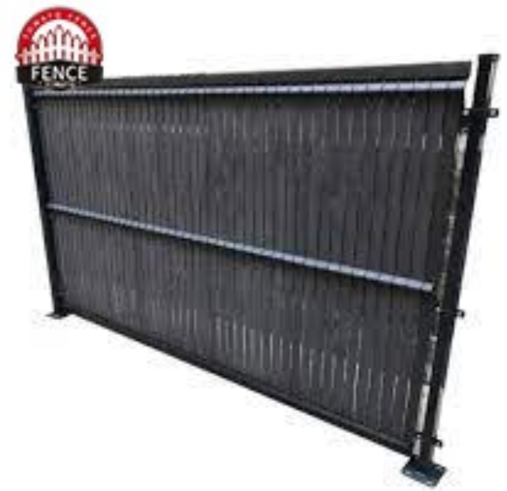 Eco-Friendly Sustainable  Black BaffleThe 3D Wire Mesh Fence