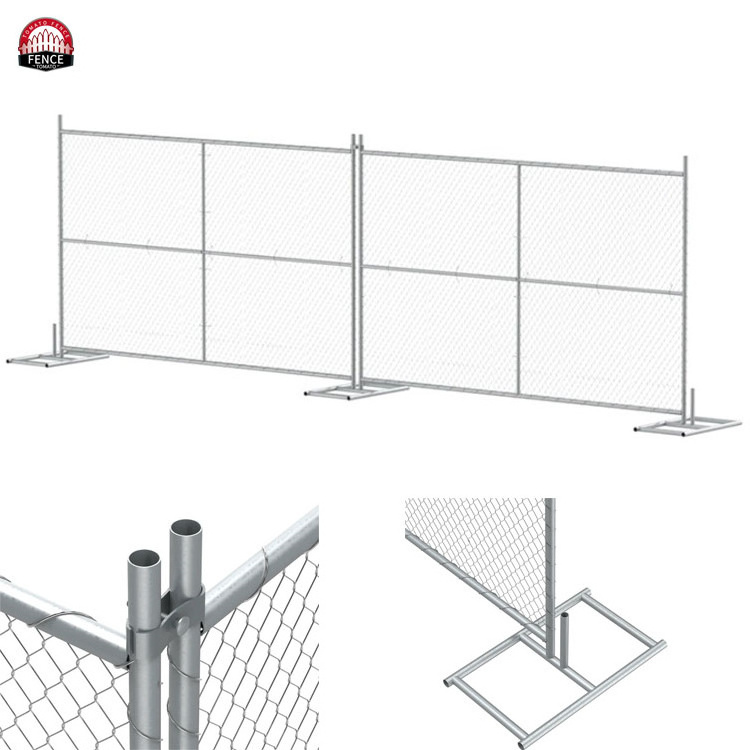 Hot Dipped Australia Galvanized Removable Portable Temporary Fence   Security Tempo Fence Fro Garden Concert Fence