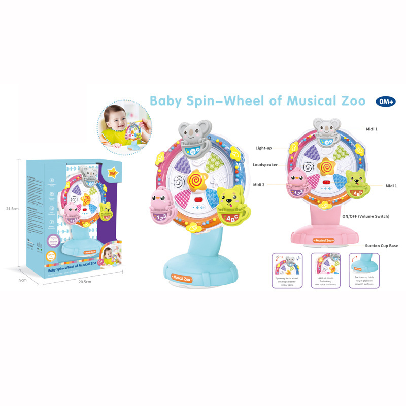 Wholesale Hot Selling Musical Toy For Baby Windmills Toys Spinning Wheel