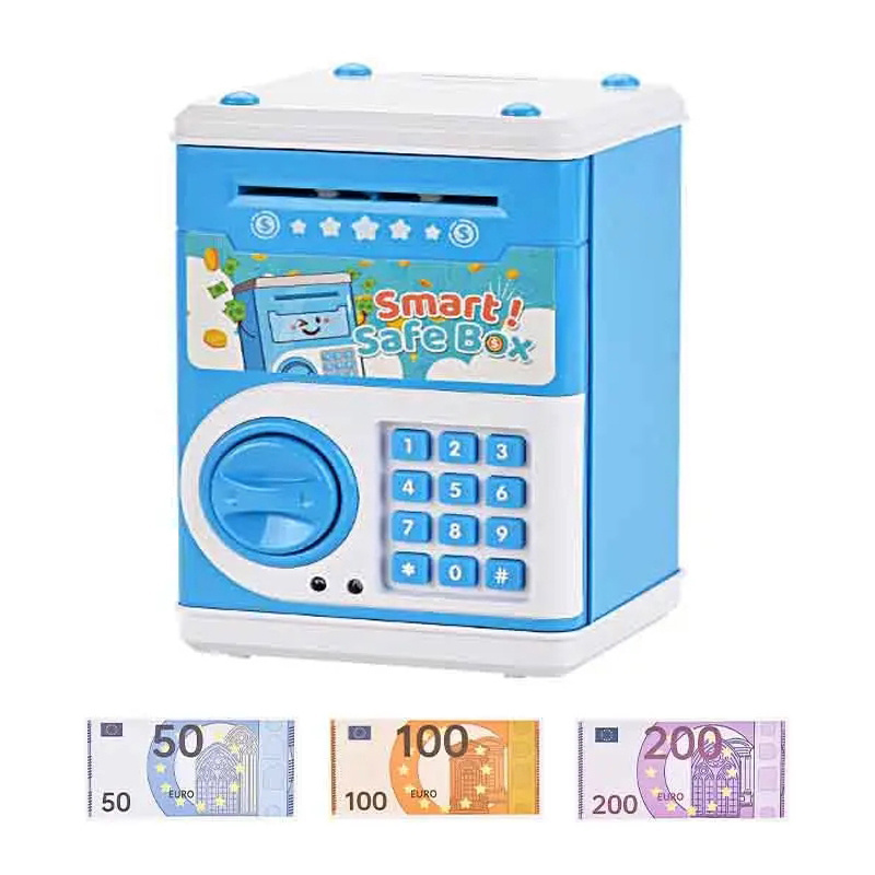 Promotional Toys Pretend Play Preschool Mini Atm Machine Toy Atm Bank Money Safe Box Toy