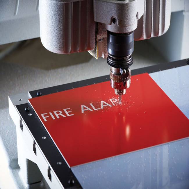 High Quality Laser/cnc Engraving Abs Double Colour Plastic Sheet For Advertising