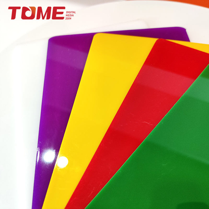 TOME Factory direct sale 1mm 2mm 3mm white acrylic sheets milky white acrylic sheet