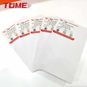 TOME 0.5density Indoor and outdoor decoration materials fomex free foam board 1220*2440mm 2.5mm 3.5mm sintra board forex sheet