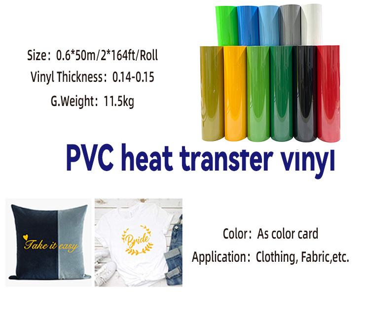 Easy to cut Laundry resistant tshirt heat press vinyl PVC vinil textil coreano htv vinyl rolls lettering film