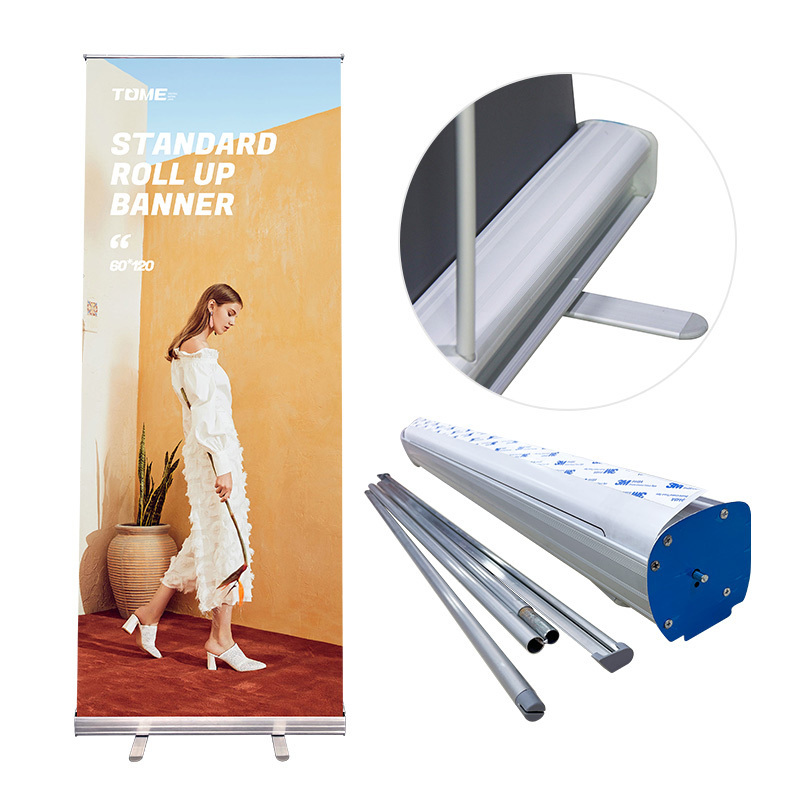 Outdoor flying beach flag banner stand  factory indoor advertising custom banner with stand