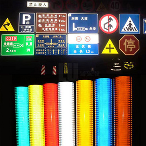 High Intensity Waterproof Light Reflective Vinyl Sticker For Traffic sign