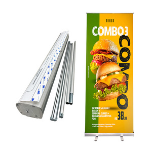 Outdoor flying beach flag banner stand  factory indoor advertising custom banner with stand