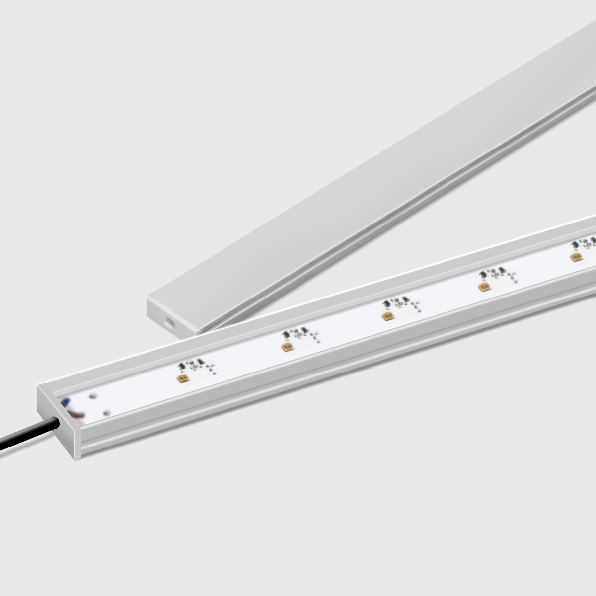 Custom UVC LED lamp 254nm 265nm, 275nm UVC LED sterilizing strip light bar with quartz glass cover for water bin