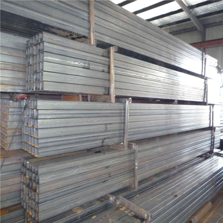 Square and Rectangular Steel Pipes Welded Pre Galvanized MS Seamless Steel Square Pipe Tubes