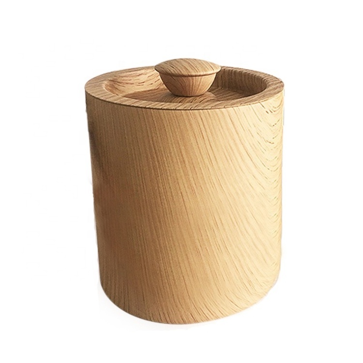 Wooden Design Stainless Steel Ice Bucket