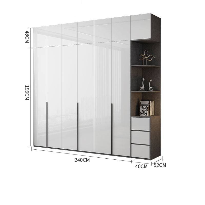 Bedroom modular furniture can be freely combined wardrobe makeup table side cabinet modern luxury wardrobe clothes organizer