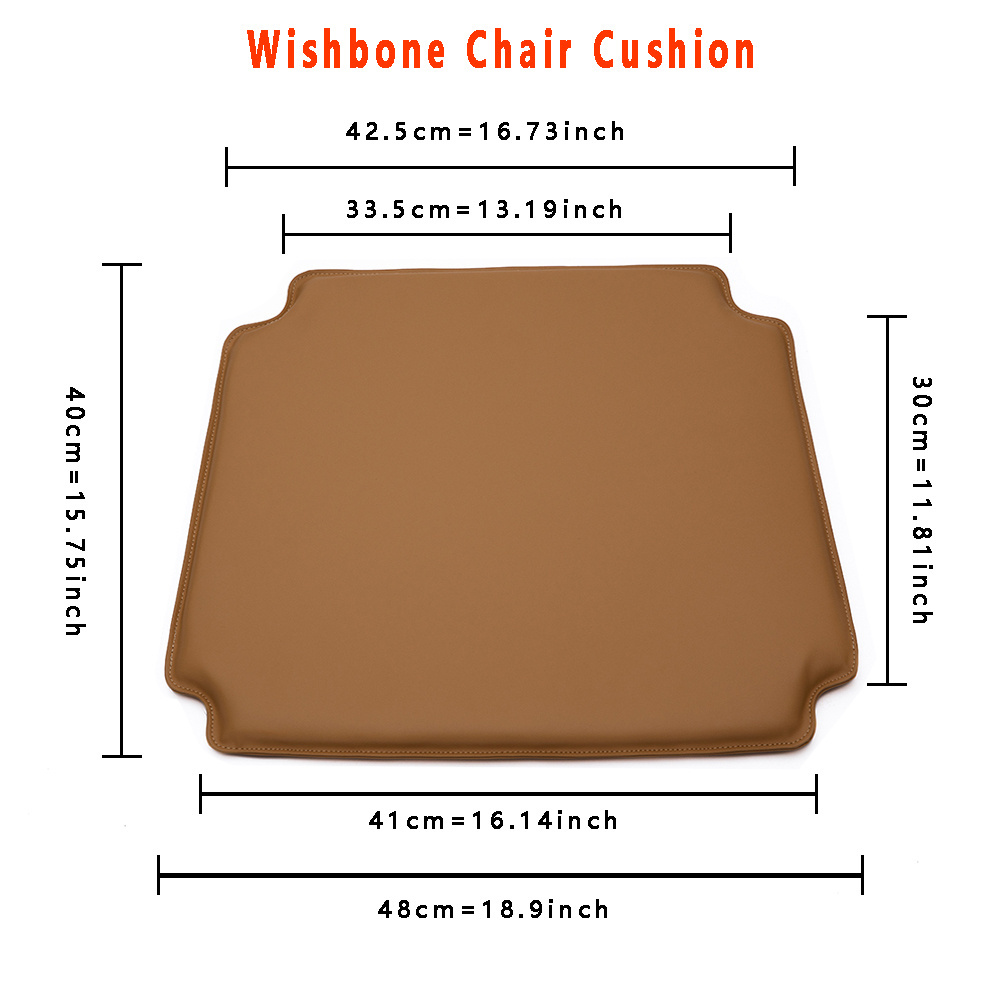 The factory sells modern leather upholstery for wishbone chairs in a variety of colors