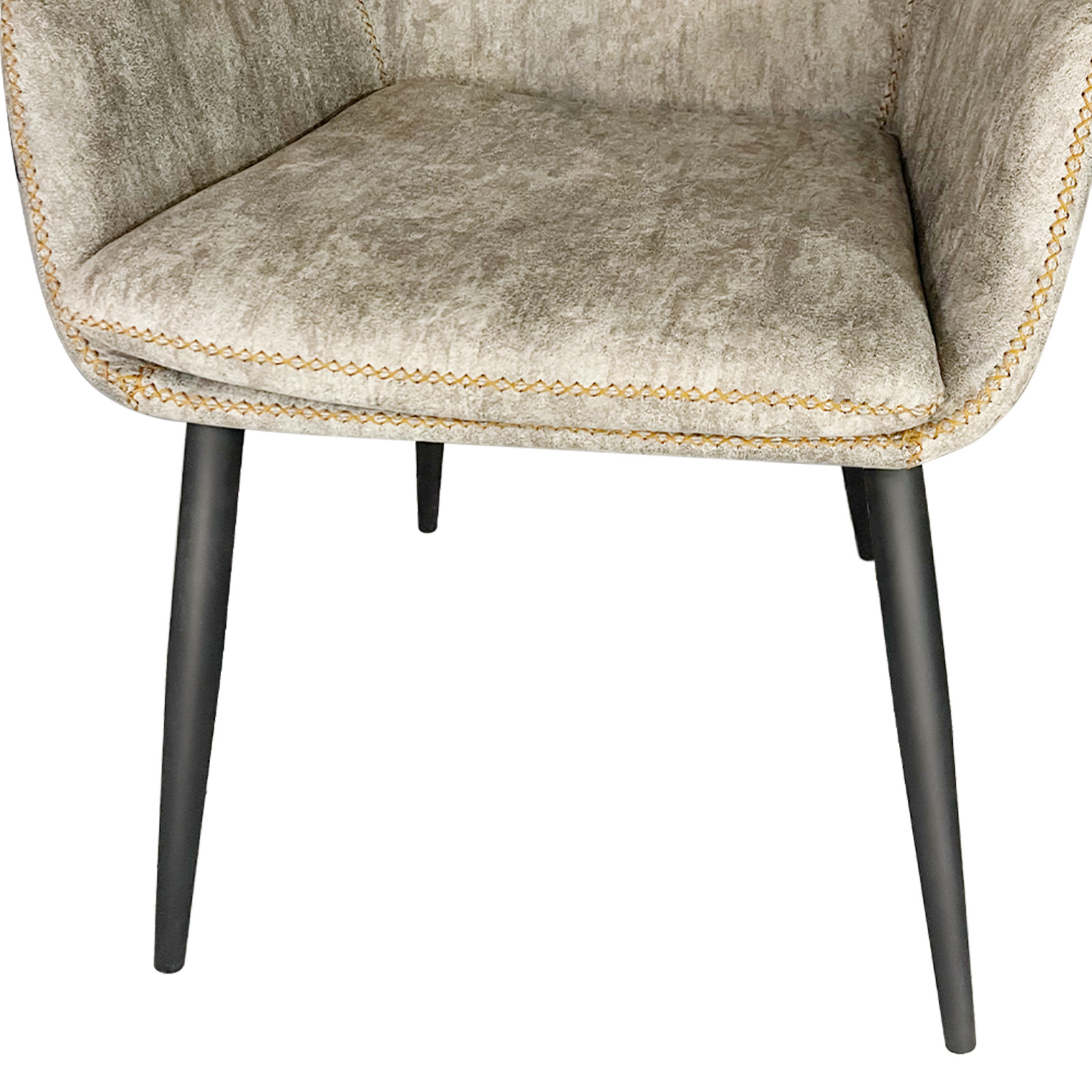 Modern luxury furniture velvet chair comfortable velvet dining chair with gold legs for sale