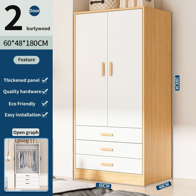 Popular bedroom wooden closet with drawer storage closet for sale