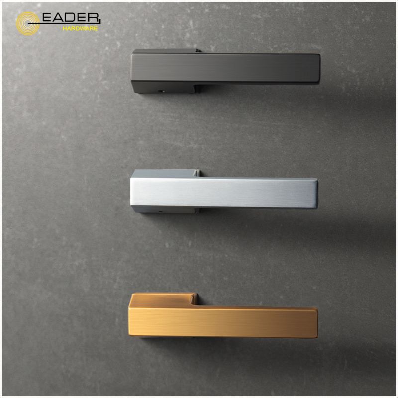 EADER polish door handle satin chrome best seller interior door lock factory door knob