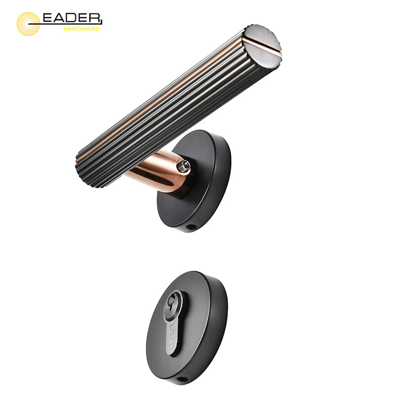 EADER Door Handle Gold PVD Matte Black Modern Minimalist Bedroom Bathroom Interior Door Lock