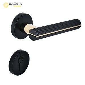 EADER Door Handle Gold PVD Matte Black Modern Minimalist Bedroom Bathroom Interior Door Lock