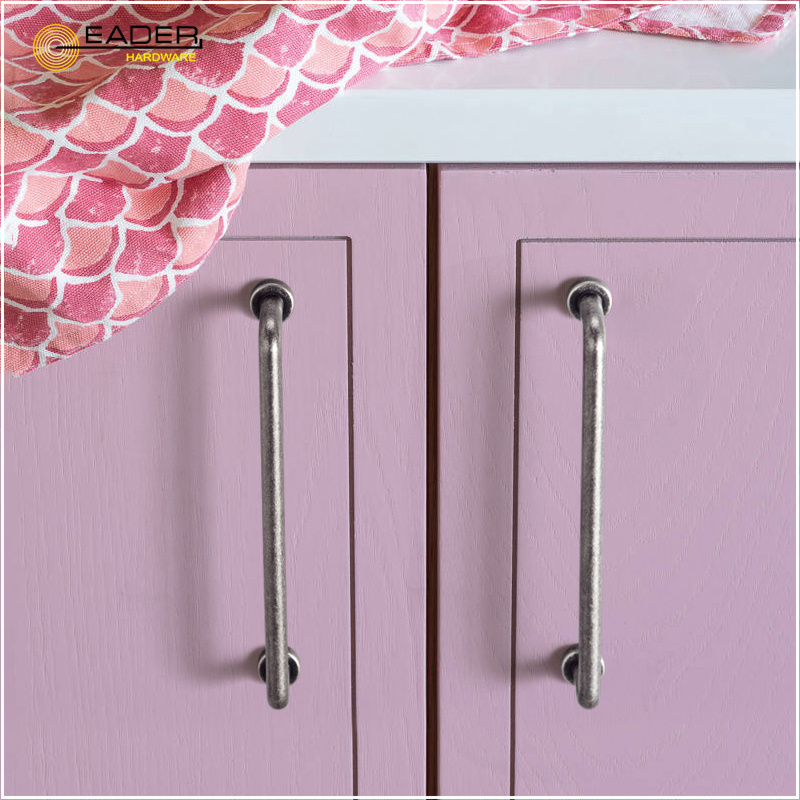 EADER Cabinet and wardrobe handle new retro American hardware antique bronze ancient silver simple cabinet door handle