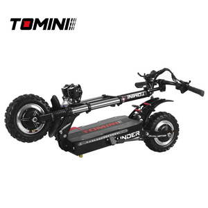 TOMINI 5600w two wheels dual motor cheap electric scooter for adults elektrische step from china