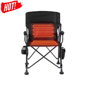 USB Outdoor Camping Portable Heated Folding Chair Suitable For Fishing, Camping And Office Use