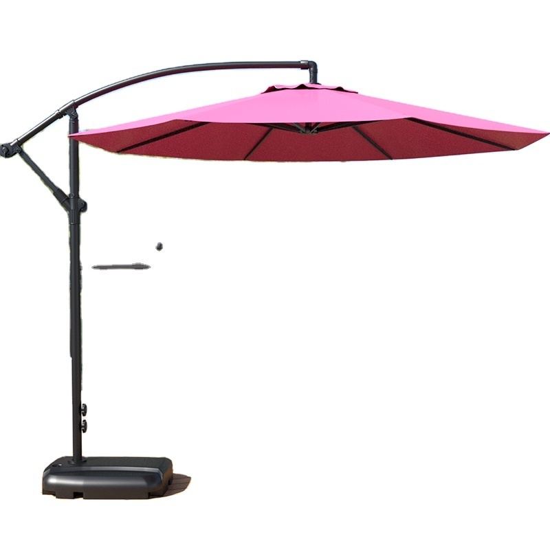 Large Outdoor Parasols Courtyard Umbrellas Banana Roman Sun Umbrellas Canopy Balcony Security Stall Umbrellas Patio Bases