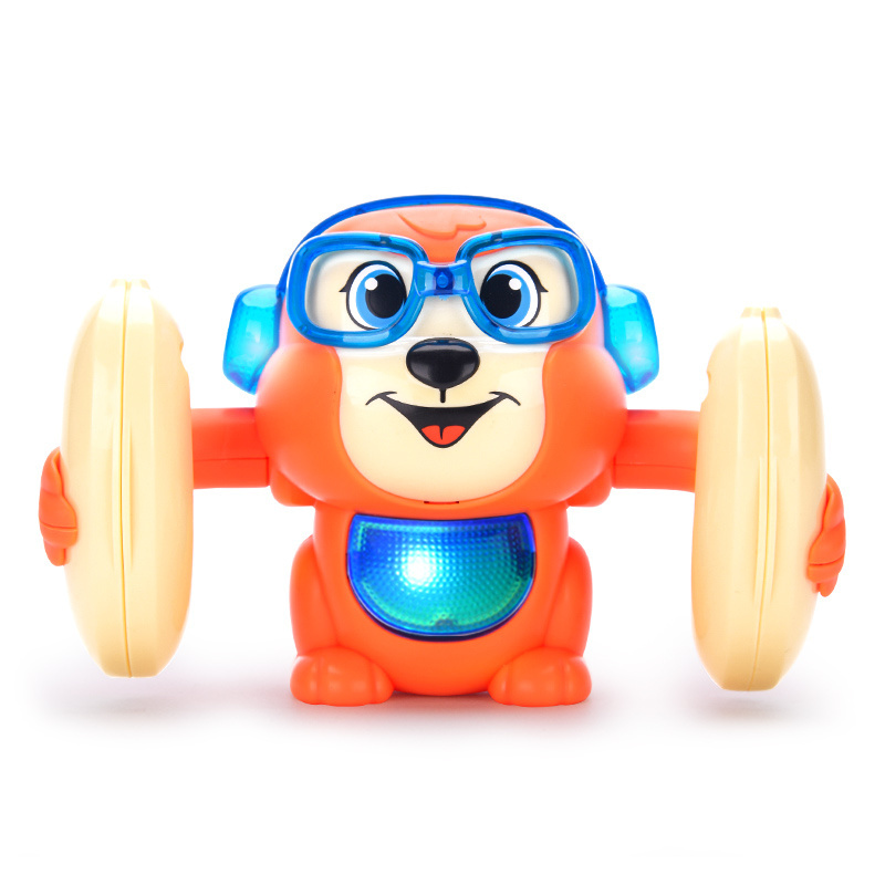 Baby Early Education Toys Dancing Monkey With Light And Music Four Color Cute Animal Toys