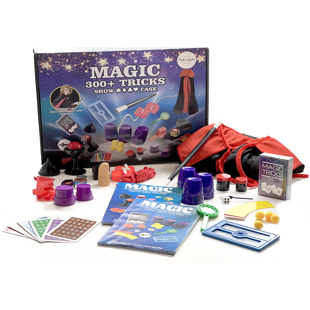 300+ Amazing Magic Tricks Kit for Beginner Magicians, Step-by-Step Instructions Included