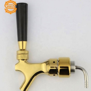 100% Professional  Chromed Brass  Draft Beer Keg Tap/ spigot /faucet With Handle