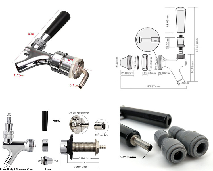 Hot sale Beer Tap Plugs Brush Beer Faucet Brush Plugs for Draft Beer Faucet with Customer Logo