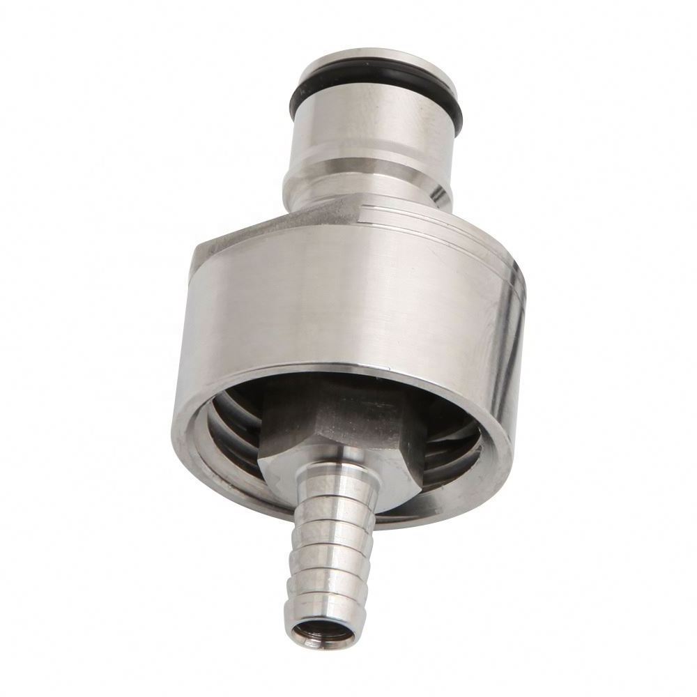 Stainless Steel 304 Carbonation Ball Lock Beer Keg Post Disconnect Fitting with 5/16