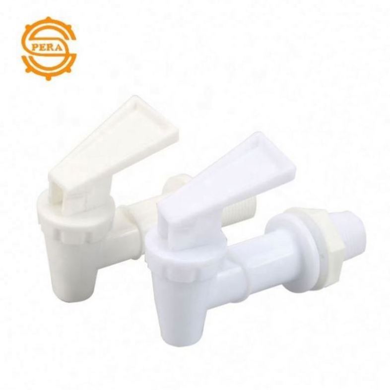 Factory direct plastic bucket faucet fittings bubble wine glass bottle plastic faucet ceramic bottle water valve outlet