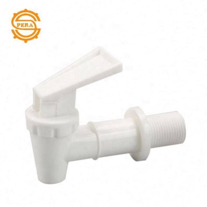 Factory direct plastic bucket faucet fittings bubble wine glass bottle plastic faucet ceramic bottle water valve outlet