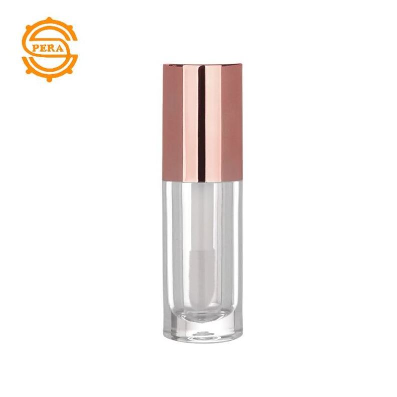 Wholesales long lasting matte pink lip gloss tube  3ML 5ML  lip gloss tubes packaging empty container