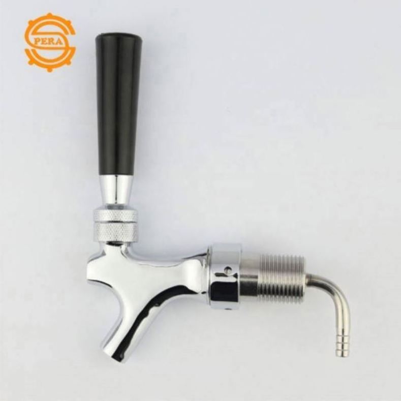 100% Professional  Chromed Brass  Draft Beer Keg Tap/ spigot /faucet With Handle