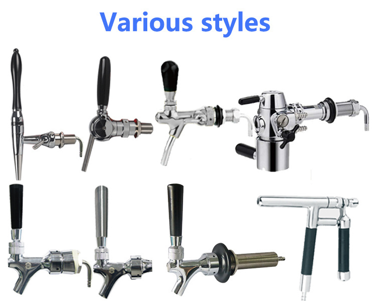 Factory Price Direct Sales Para Barril De Cerveza Chrome-Plated Brass Beer Keg Tap