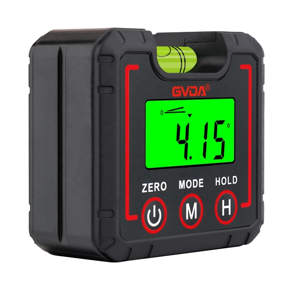 New CE FCC Digital Protractor Level Gauge Angle Meter With Magnetic Base LED Inclinometer Digital Bevel Box Angle Meter