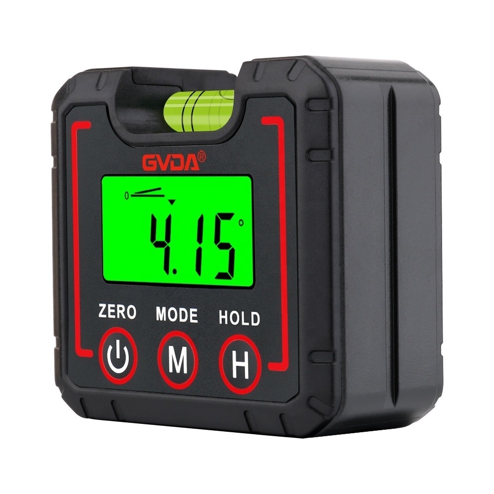 New CE FCC Digital Protractor Level Gauge Angle Meter With Magnetic Base LED Inclinometer Digital Bevel Box Angle Meter