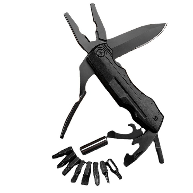 Tomato Multitool Knife, Pocket Knife 13 in 1 Multi tool Folding Utility Plier for Survival Hunting Hiking, Gifts for Men Dad