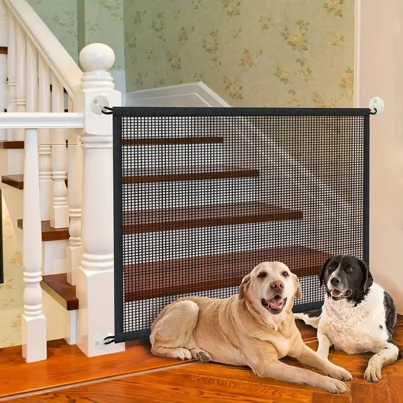 Dog Isolation Net Portable Foldable Pet Isolation Fence Dog Barrier Safety Protection Fence