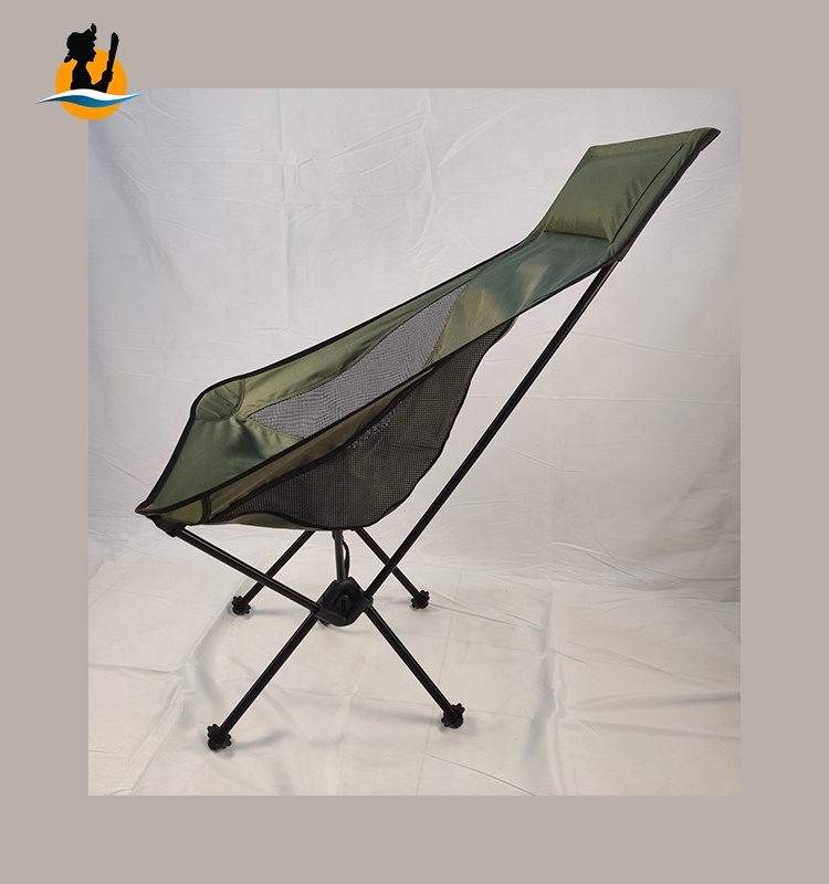 High Quality Outdoor Folding Chair Camping High Back Beach Chair Fishing Portable Folding Chair