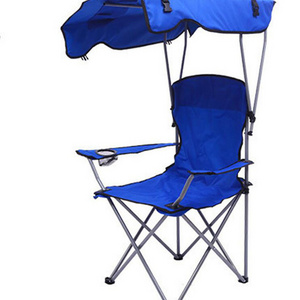 Wholesale Portable Outdoor Fishing Sunshade Beach Chairs Camping Chair With Canopy