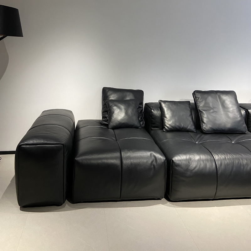 modern modular sectional corner leather lounge sofas deep u shape modular cloud couch sectional floor sofa