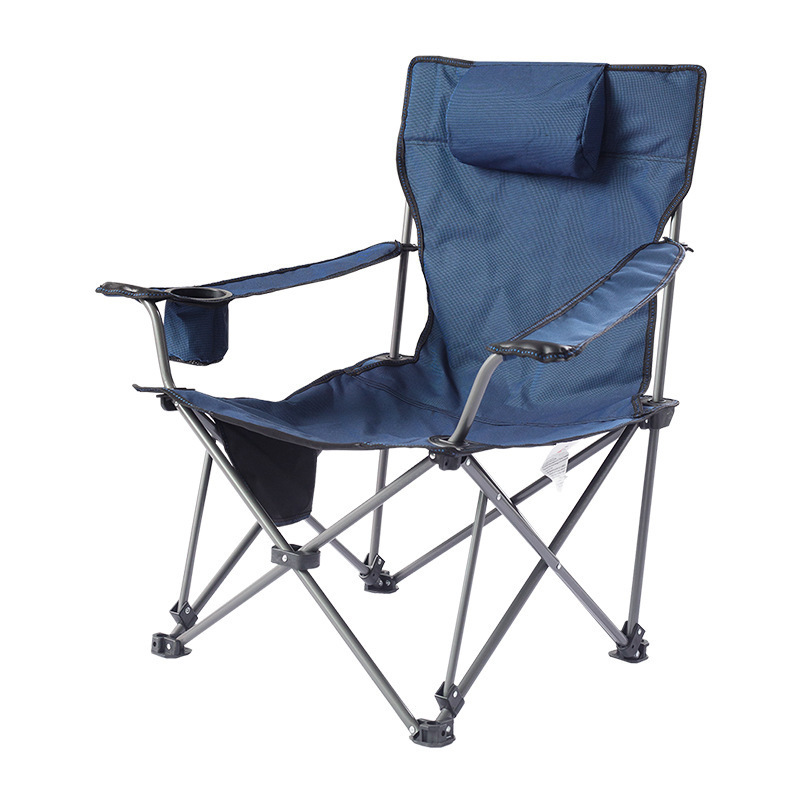 2023 Lightweight Beach Lounge Chair Outdoor Camping Folding Chair Recline For Adults