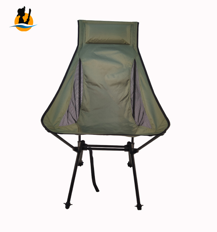 High Quality Outdoor Folding Chair Camping High Back Beach Chair Fishing Portable Folding Chair