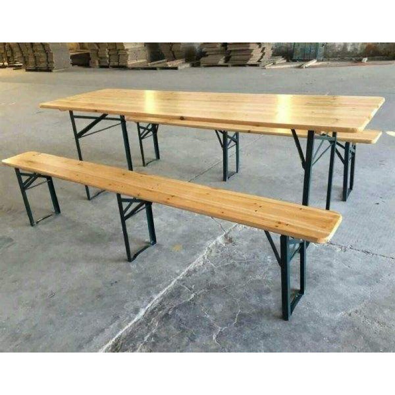 German High quality Wooden garden picnic camping Folding Beer Table Set Beer Tables and Benches for garden picnic