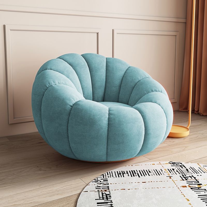 Lazy pumpkin sofa Internet celebrity luxury single sofa chair living room balcony tatami swivel lazy sofa