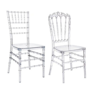 High Quality plastic clear banquet acrylic transparent chiavari chair polycarbonate hotel wedding dining event chivari chairs