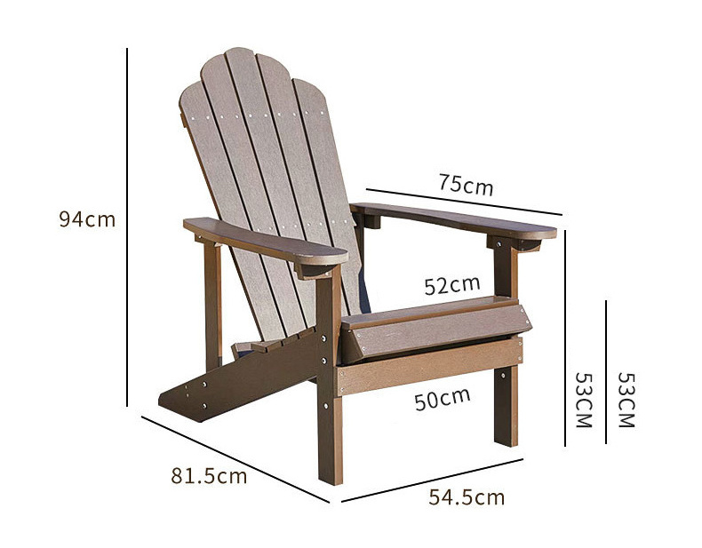 Wholesale Waterproof Patio Garden Chair Plastic Adirondack Chairs Folding Furniture