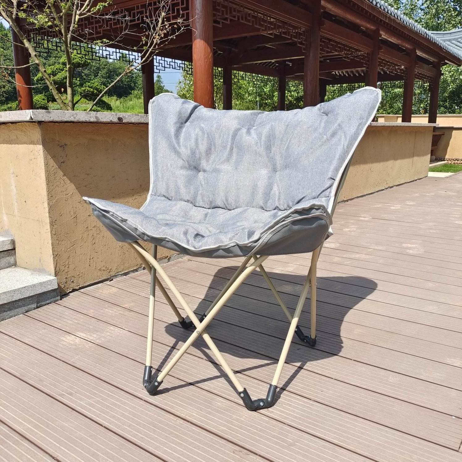 High Quality Multifunction Indoor Foldable Lounging Chair Outdoor Camping Picnic Chair